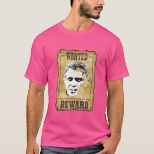 steve mac queen wanted t-shirt