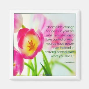 Steve Maraboli citaat over "Verandering" Magneet