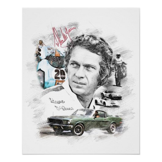 Steve McQueen Perfect Poster (Voorkant)