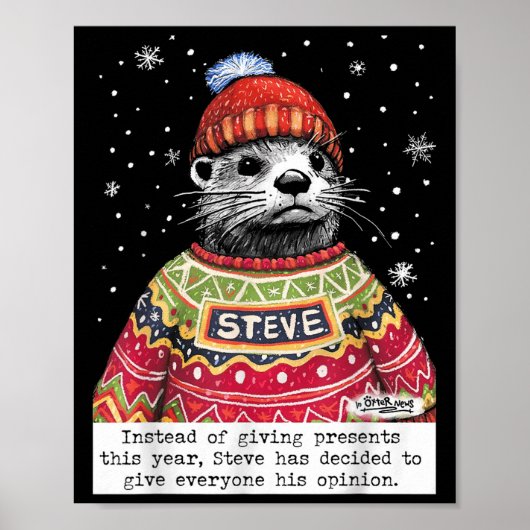 Steve Otter Instead Of Giving This Year  Poster (Voorkant)