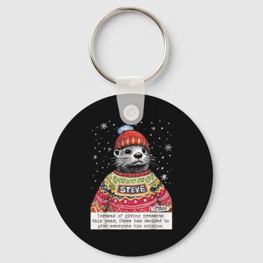 Steve Otter Instead Of Giving This Year Sleutelhanger (Voorkant)