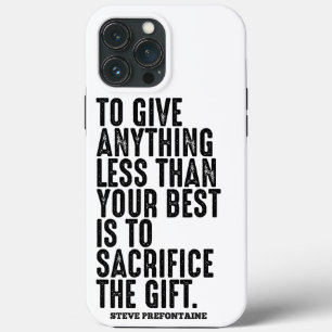 Steve Prefontaine Quotes iPhone 13 Pro Max Hoesje