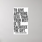 Steve Prefontaine running quotes Canvas Afdruk (Voorkant)