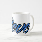 Steve Prénom Blue Tasse Café (Devant droit)