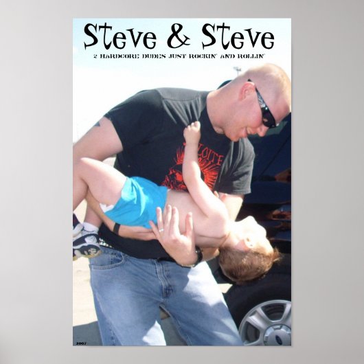 steve & steve poster (Voorkant)