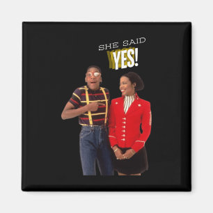Steve Urkel familie zegt ja! Sticker Magneet