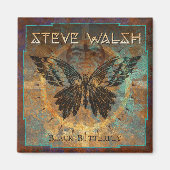 Steve Walsh Black Butterfly Magnet (Devant)