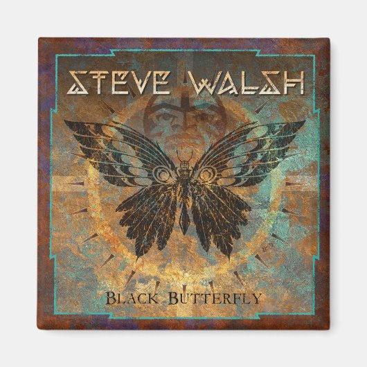 Steve Walsh Black Butterfly Magnet Magneet (Voorkant)