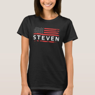 STEVEN AMERIKAANSE VLAG VOOR STEVEN T-SHIRT