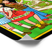 Steven Rhodes Don't Talk To Strangers Alien Retro  Poster (Hoek)