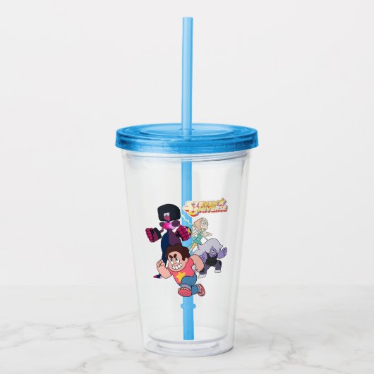 Steven Universe | Actie Crystal Gem Group Acryl Drinkbeker (Voorkant)