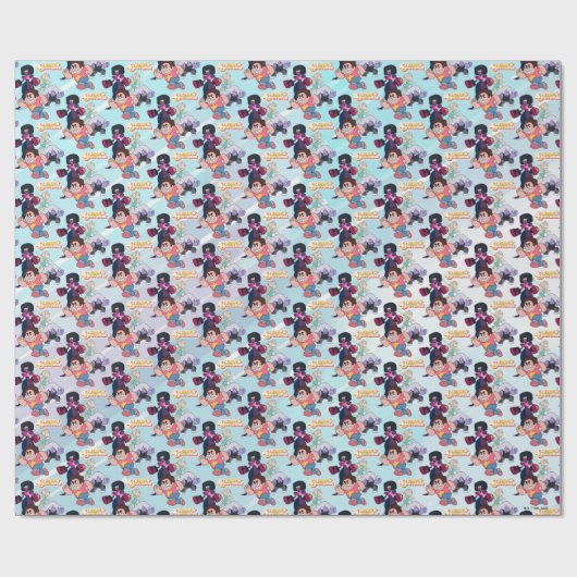 Steven Universe | Actie Crystal Gem Group Cadeaupapier (Vlak)