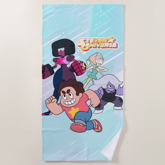 Steven Universe | Actie Crystal Gem Group Strandlaken (Voorkant)