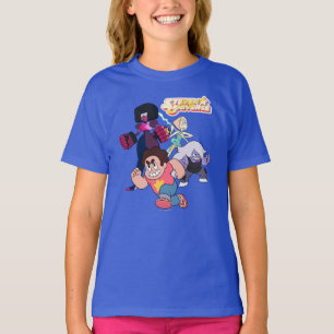 Steven Universe   Actie Crystal Gem Group T-shirt
