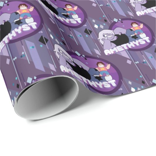 Steven Universe | Afbeelding Amethyst-teken Cadeaupapier (Rol Hoek)