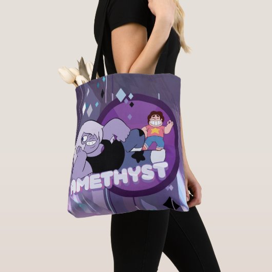 Steven Universe | Afbeelding Amethyst-teken Draagtas (Dichtbij)