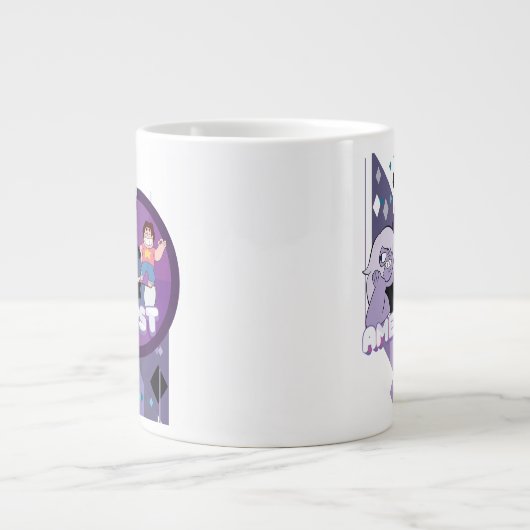 Steven Universe | Afbeelding Amethyst-teken Extra Grote Beker (Voorkant)