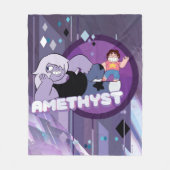 Steven Universe | Afbeelding Amethyst-teken Fleece Deken (Voorkant)