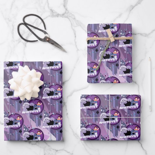 Steven Universe | Afbeelding Amethyst-teken Inpakpapier Vel (Voorkant)