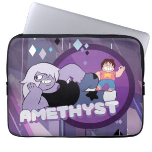 Steven Universe Afbeelding Amethyst-teken Laptop Sleeve