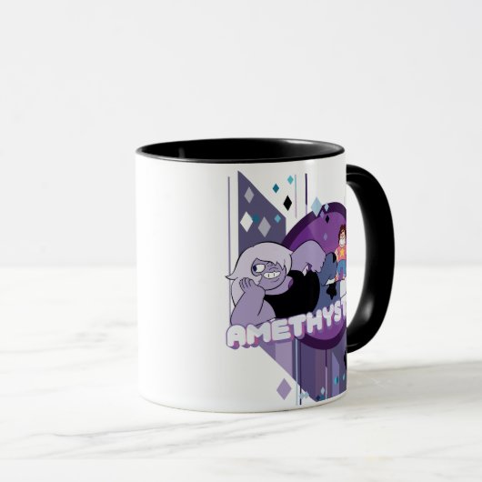 Steven Universe | Afbeelding Amethyst-teken Mok (Voorkant rechts)