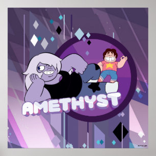 Steven Universe Afbeelding Amethyst-teken Poster
