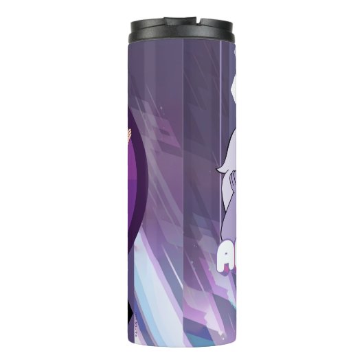 Steven Universe | Afbeelding Amethyst-teken Thermosbeker (Achterkant)