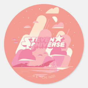Steven Universe   Beach City Ronde Sticker