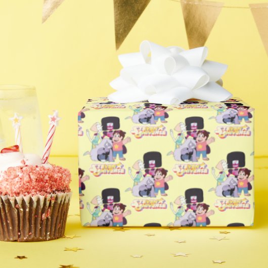 Steven Universe | Crystal Gem Group Huddle Cadeaupapier (Verjaardagsfeest)