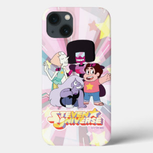 Steven Universe   Crystal Gem Group Huddle iPhone 13 Hoesje