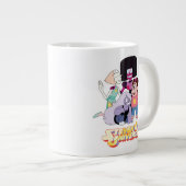 Steven Universe | Crystal Gem Group Huddle Extra Grote Beker (Voorkant rechts)