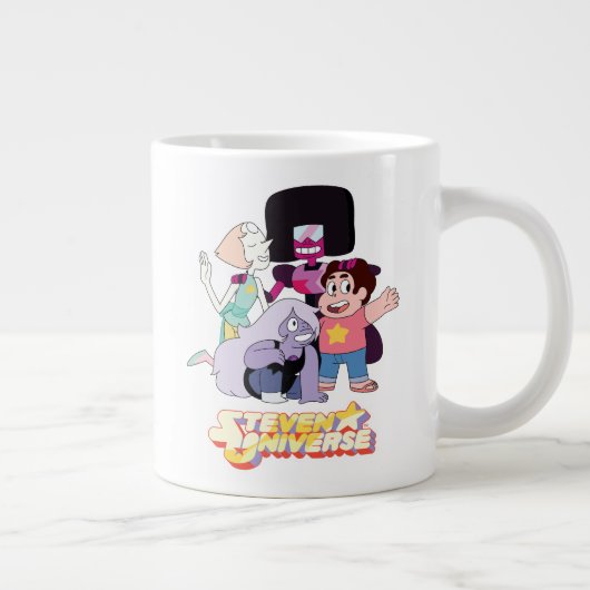 Steven Universe | Crystal Gem Group Huddle Extra Grote Beker (Rechts)