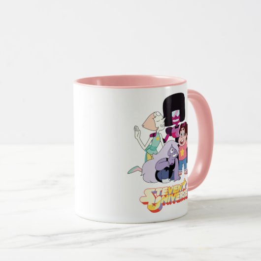 Steven Universe | Crystal Gem Group Huddle Mok (Voorkant rechts)