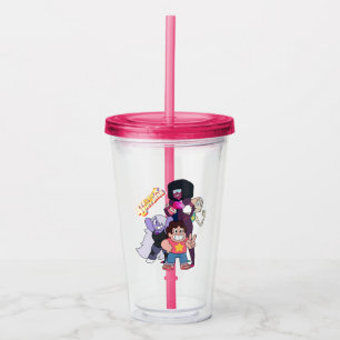 Steven Universe   Crystal Gem Group Pose Acryl Drinkbeker