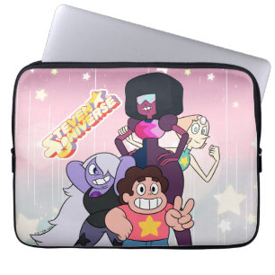 Steven Universe Crystal Gem Group Pose Laptop Sleeve