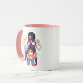 Steven Universe | Crystal Gem Group Pose Mok (Voorkant links)