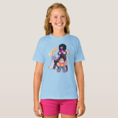 Steven Universe | Crystal Gem Group Pose T-shirt (Voorkant volledig)