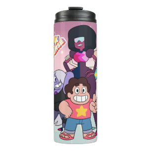 Steven Universe Crystal Gem Group Pose Thermosbeker