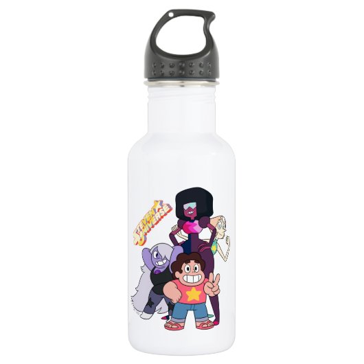 Steven Universe | Crystal Gem Group Pose Waterfles (Voorkant)