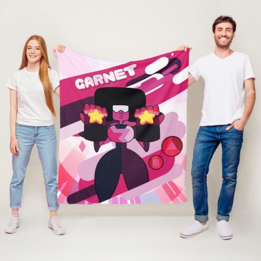 Steven Universe | Grafisch karakter Garnet Fleece Deken (In situ)