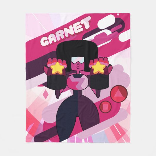 Steven Universe | Grafisch karakter Garnet Fleece Deken (Voorkant)