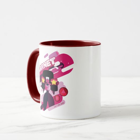 Steven Universe | Grafisch karakter Garnet Mok (Voorkant links)