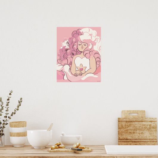 Steven Universe | Illustratie Roos Kwartz Poster (Keuken)
