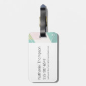 Steven Universe | Pearl Character Graphic Bagagelabel (Achterkant verticaal)