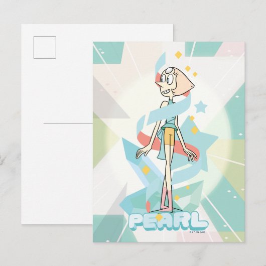 Steven Universe | Pearl Character Graphic Briefkaart (Voorkant / Achterkant)