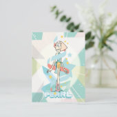 Steven Universe | Pearl Character Graphic Briefkaart (Staand voorkant)