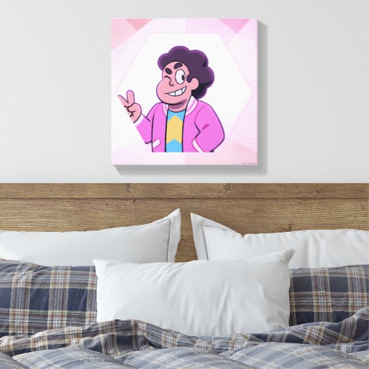 Steven Universe | Portret Roze Diamond Canvas Afdruk (Insitu (Slaapkamer))