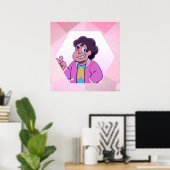 Steven Universe | Portret Roze Diamond Poster (Thuiskantoor)