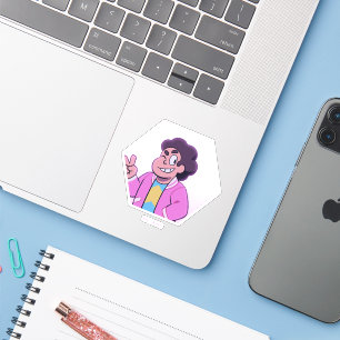 Steven Universe   Portret Roze Diamond Sticker