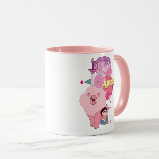 Steven Universe | Roos Kwartz Legacy Mok (Voorkant rechts)